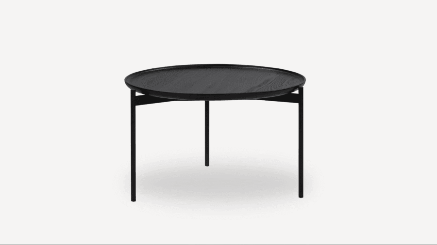 Soffbord Plateau rund, Ask utan hylla