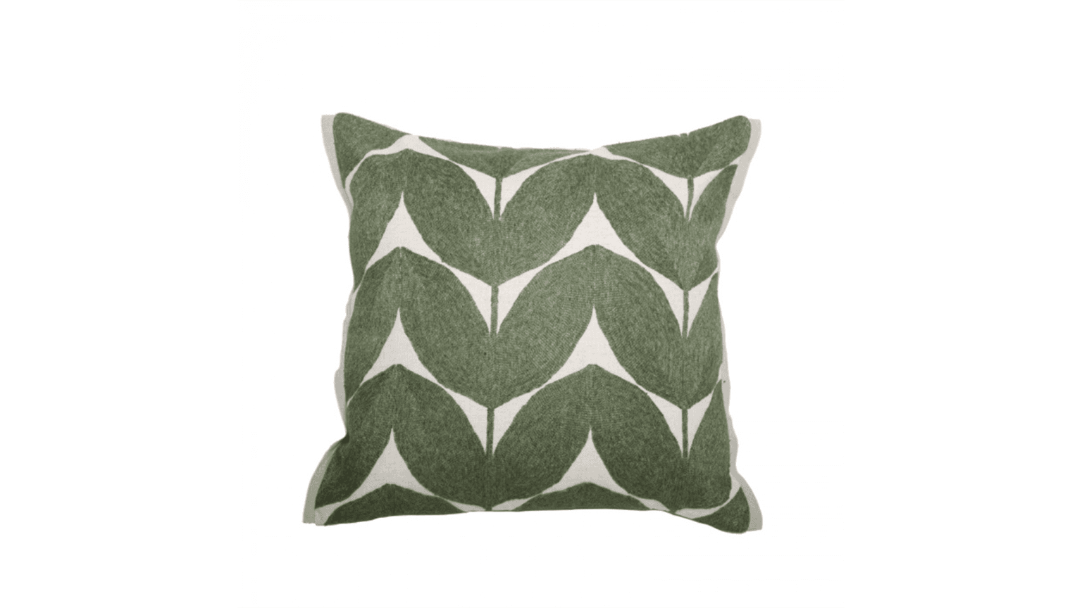 Kuddfodral Herbes Folles Olive 45 x 45 cm